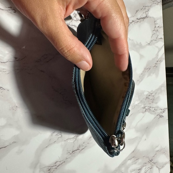 Canvas Coach Wristlet with signature C design. - Picture 3 of 3